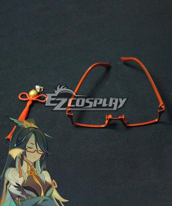 Genshin Impact Cloud Retainer Glasses and Earring Cosplay Accessory Prop