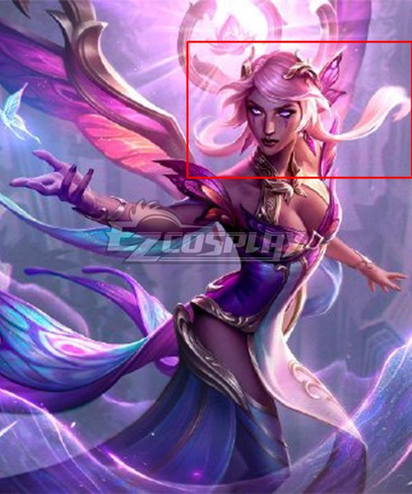 League of Legends LOL Faerie Court Karma Pink Cosplay Wig