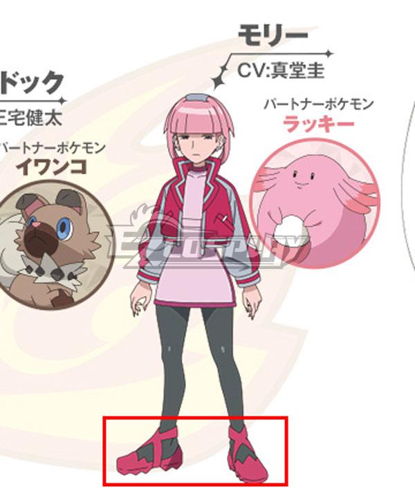 Pokémon Pokemon Pocket Monster (TV 2023) Morii Pink Cosplay Shoes