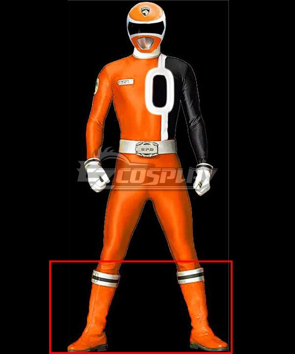 Power Rangers S.P.D. SPD Orange Spd Ranger Cosplay Shoes