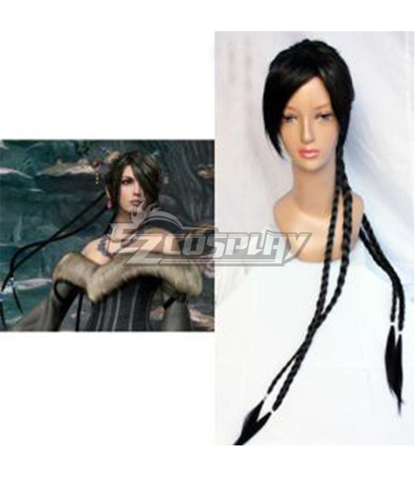 Final Fantasy X 10 LuLu (advanced customization) Cosplay Wig