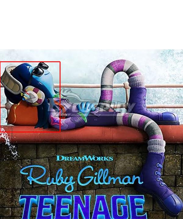 Ruby Gillman, Teenage Kraken Ruby Gillman Blue Cosplay Wig
