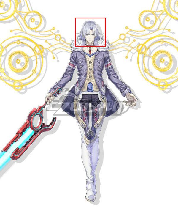 Xenoblade Chronicles 3 A mysterious figure Silver Cosplay Wig