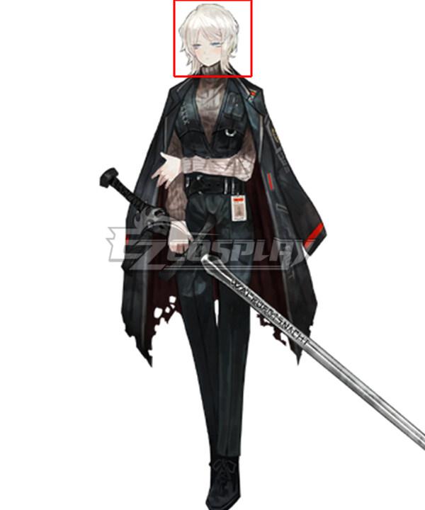 Limbus Company Faust Silver Cosplay Wig