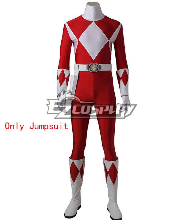 Mighty Morphin' Power Rangers Geki Tyranno Ranger Only Jumpsuit Cosplay Costume