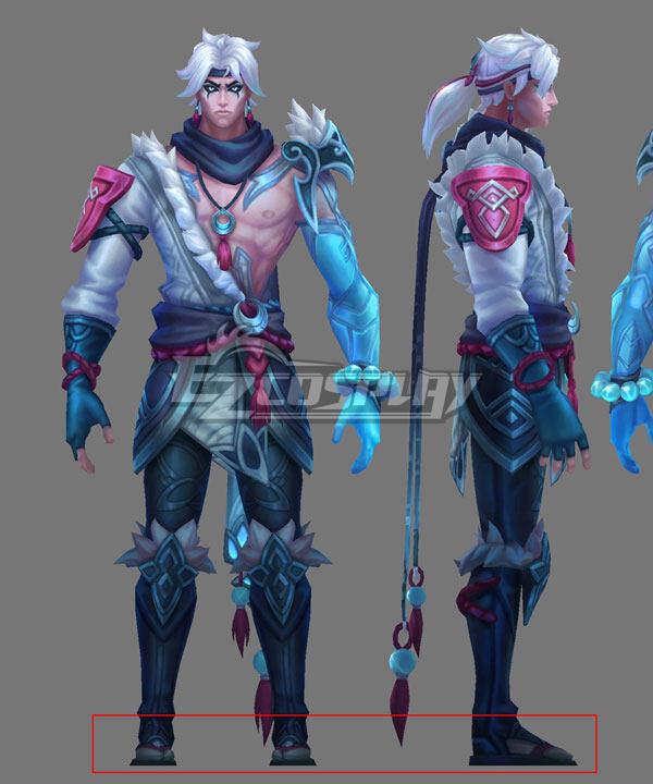 League of Legends LOL Snow Moon Varus Cosplay Shoes