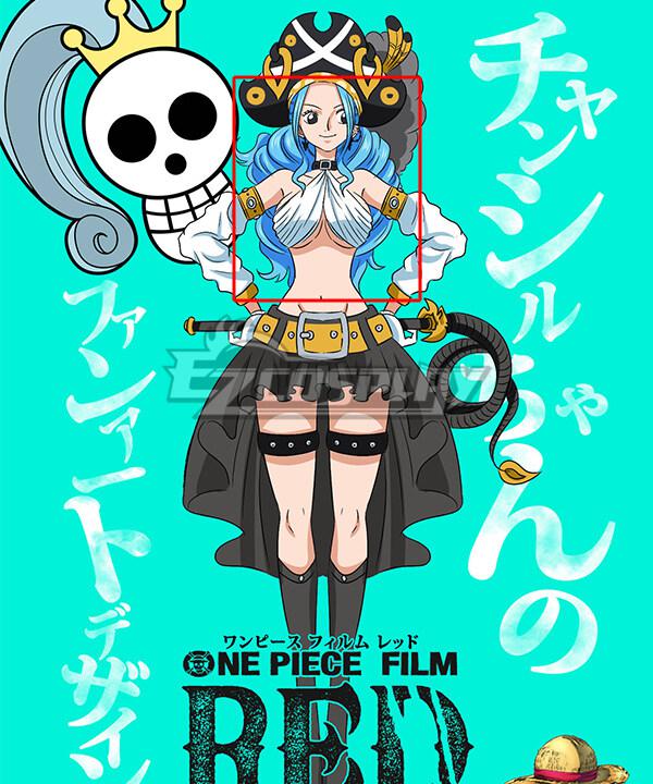 One Piece Red  Vivi Cosplay Wig