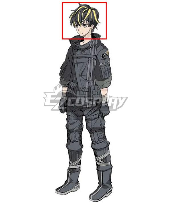 Rebuild World Anime Akira Black Cosplay Wig