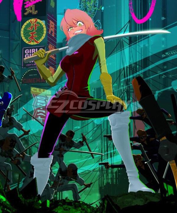 FLCL: Grunge Haruhara Haruko Cosplay Costume