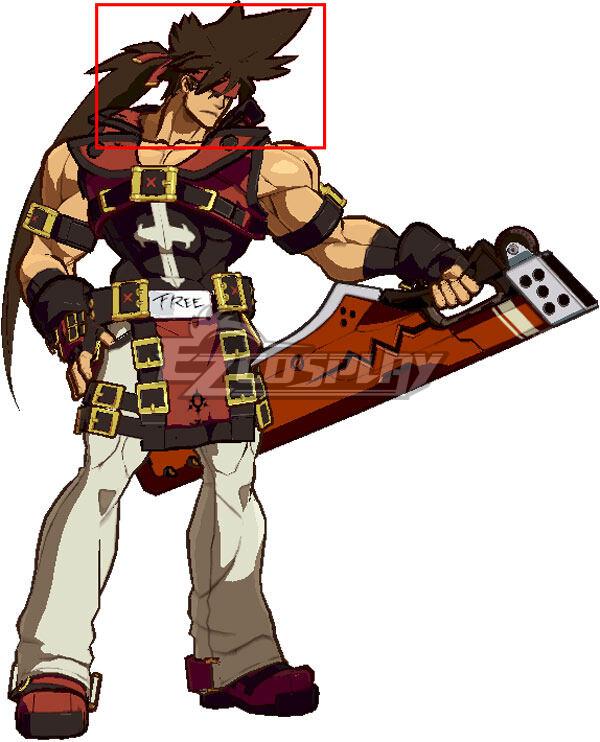 Guilty Gear Sol Badguy B Edition Brown Cosplay Wig