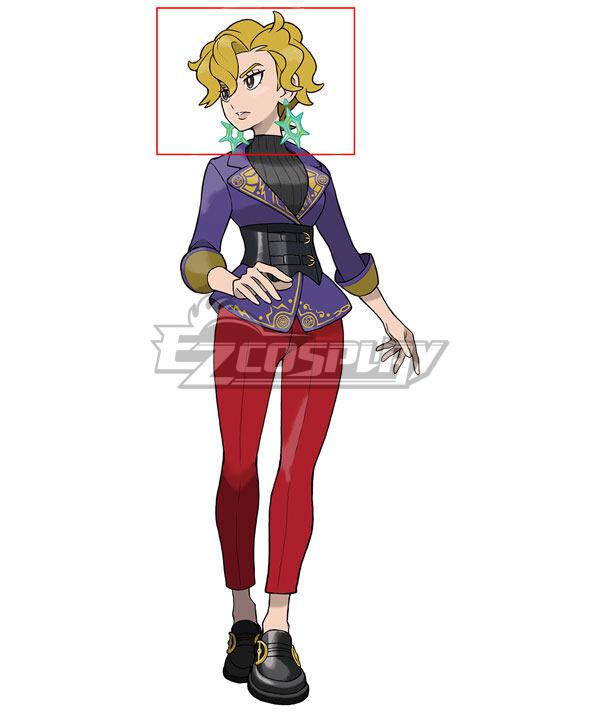 PM PM Scarlet and Violet The Hidden Treasure of Area Zero Briar Yellow Cosplay Wig