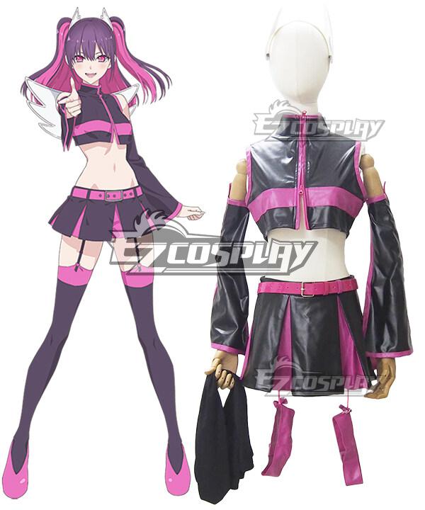 2.5-jigen no Ririsa 2.5 Dimensional Seduction Mikari Tachibana Purple Cosplay Costume