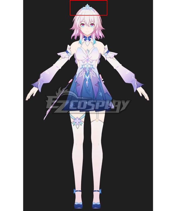 Honkai: Star Rail March 7th New Skin Crown Cosplay Accessory Prop