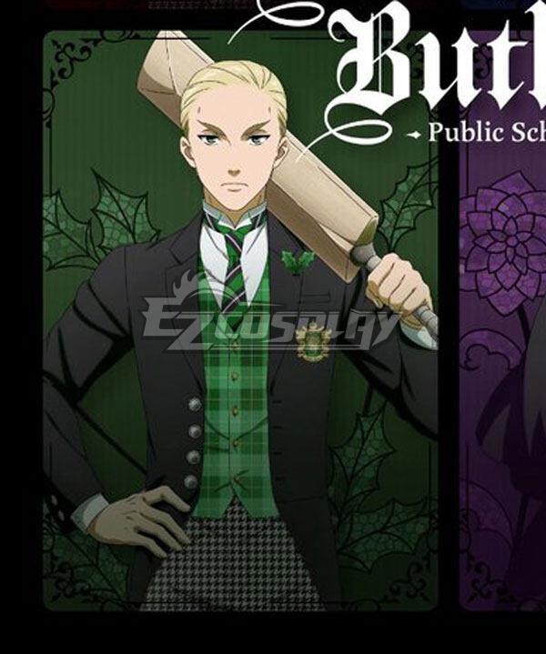 Black Butler: Public School Arc Herman Greenhill Cosplay Costume