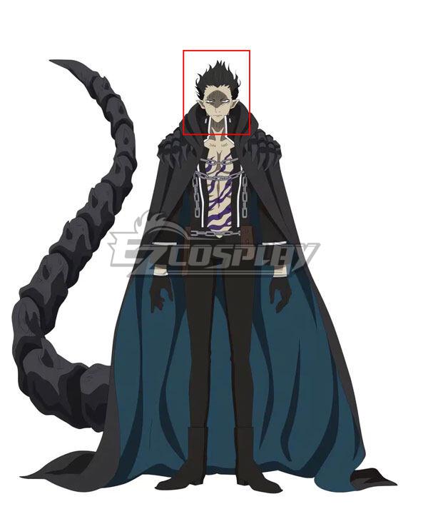 Mr. Villain's Day Off Warumono-san Black Cosplay Wig