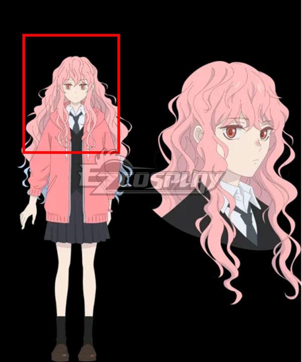 Mr. Villain's Day Off Shinonome Pink Pink Cosplay Wig