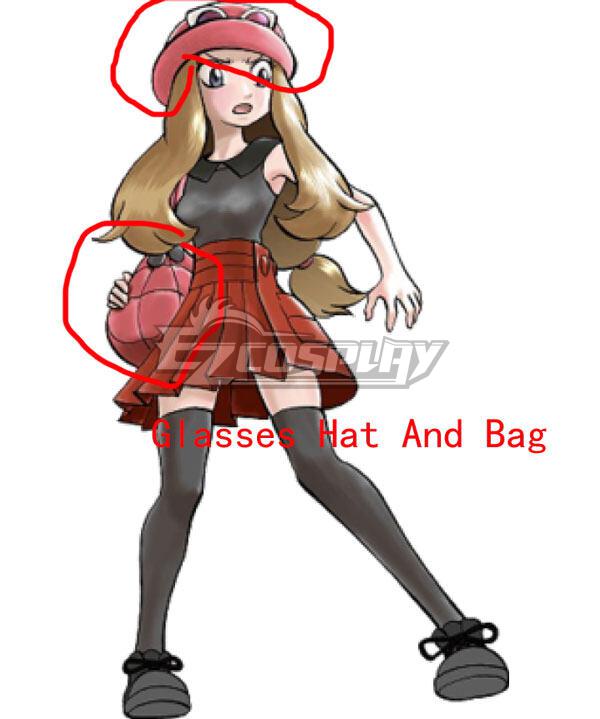 PM XY PM Serena Glasses Hat And Bag Cosplay Accessory Prop