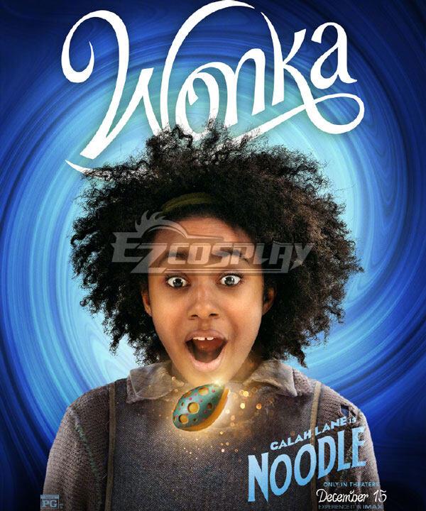 Wonka 2023 Charlie and the Chocolate Factory Noodle Cosplay Costume