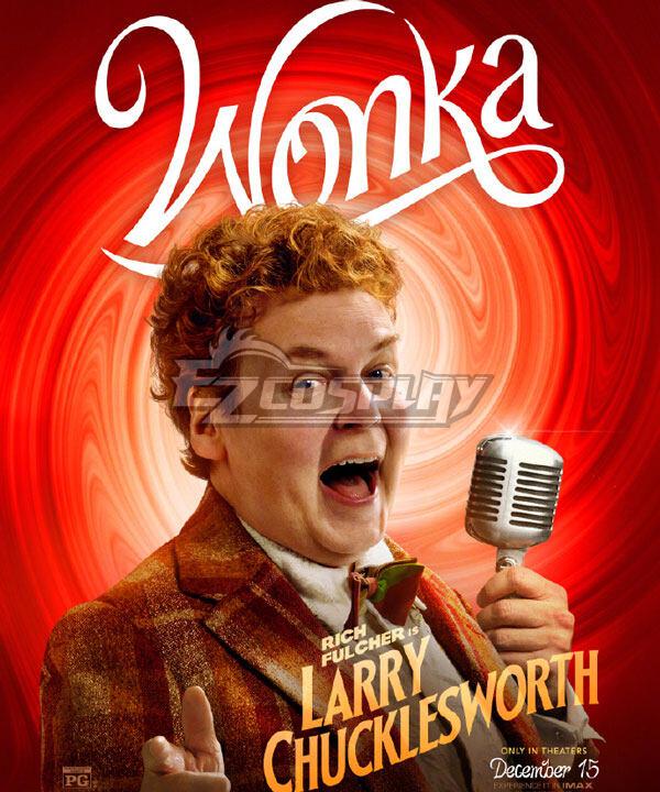 Wonka 2023 Charlie and the Chocolate Factory Larry Chucklesworth Cosplay Costume