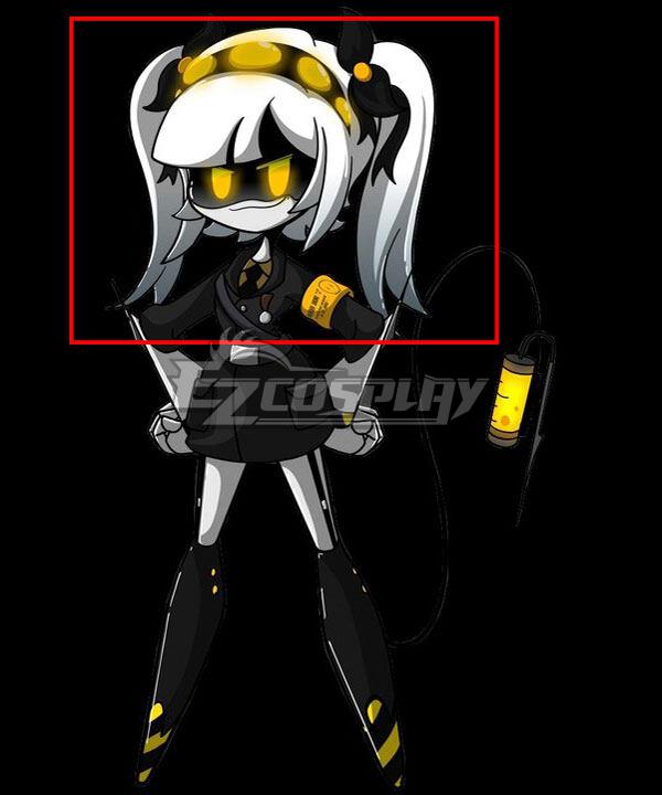 Heluva Boss vs. Murder Drones J Silver Cosplay Wig