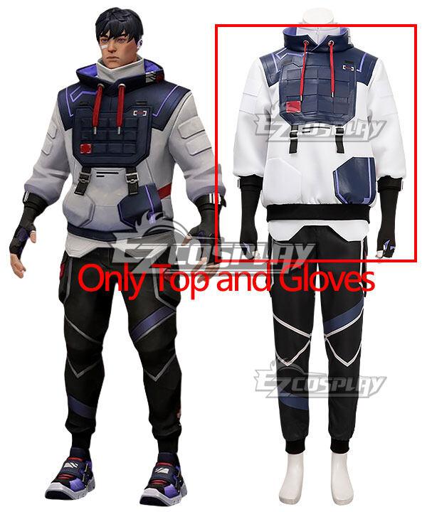 VALORANT ISO Only Top And Gloves Cosplay Costume