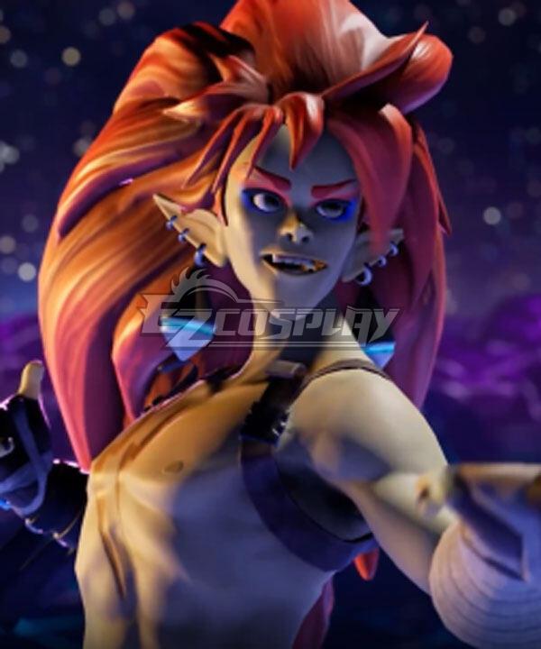 God of Rock Ziggy Orange Cosplay Wig