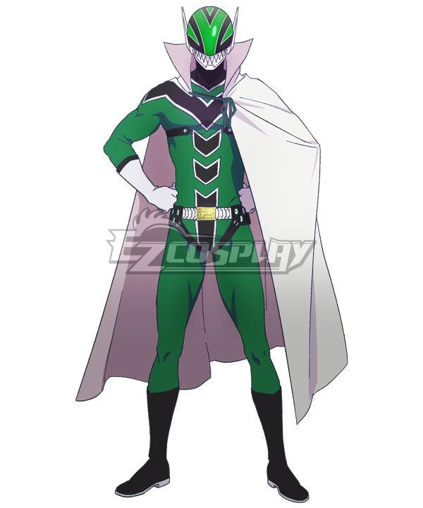 Go! Go! Loser Ranger! Dragon Keepers Chidori Green Keeper Cosplay Costume
