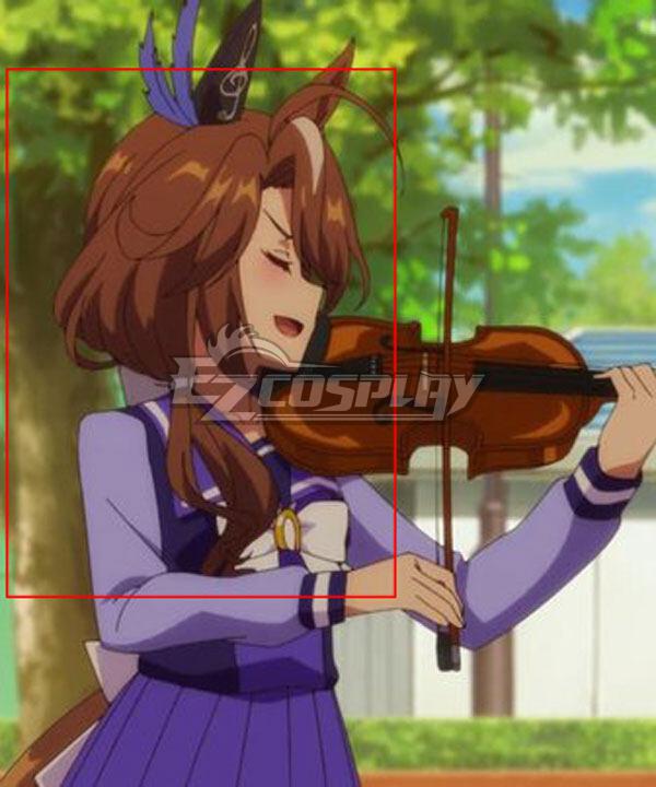 Uma Musume Pretty Derby Sounds of Earth Brown Red Cosplay Wig