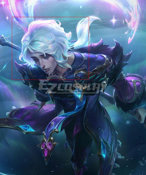 League Of Legends LOL Winterblessed Hwei Silver Cosplay Wig