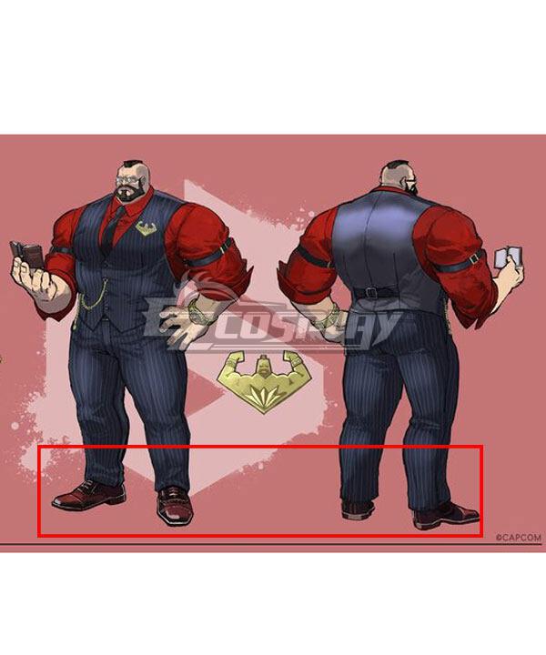 Street Fighter VI 6 Zangief 2023 Cosplay Shoes
