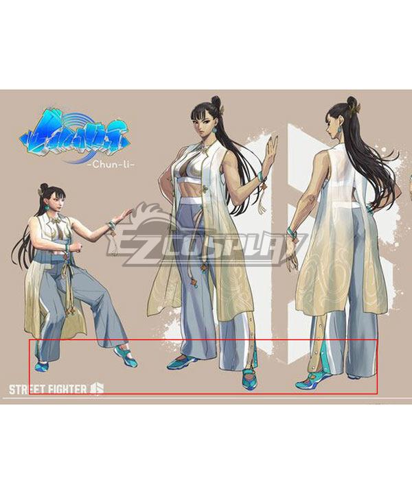 Street Fighter VI 6 Chun-Li 2023 Cosplay Shoes