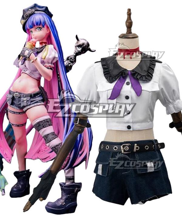 Panty And Stocking With Garterbelt Stocking Police Special Cosplay Costume