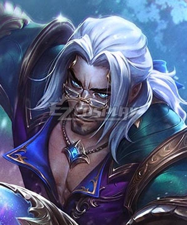 League Of Legends LOL Winterblessed Sylas Silver Cosplay Wig