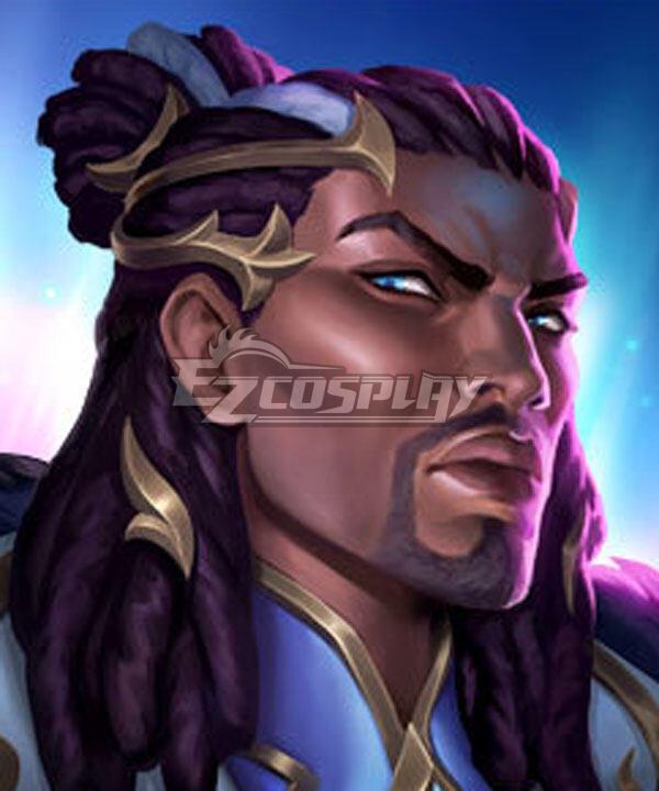 League Of Legends LOL Winterblessed Lucian Brown Cosplay Wig