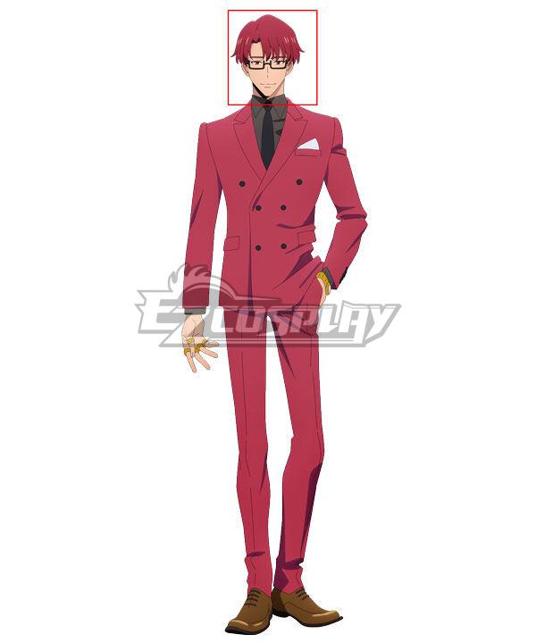 Solo Leveling Anime Shin Mogami Choi Jong-in Red Cosplay Wig