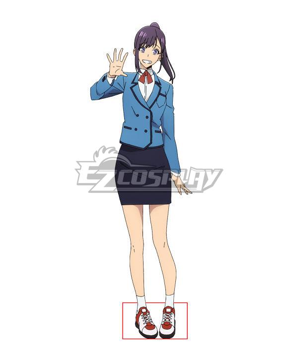 Solo Leveling Anime Aoi Mizushino Sung Jinah Red Cosplay Shoes