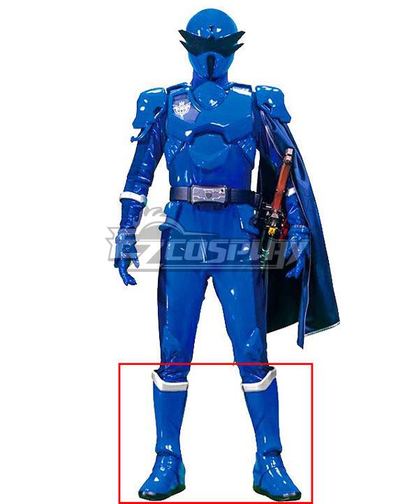 Ohsama Sentai King-Ohger Tombo Ohger  Yanma Gast Blue Shoes Cosplay Boots