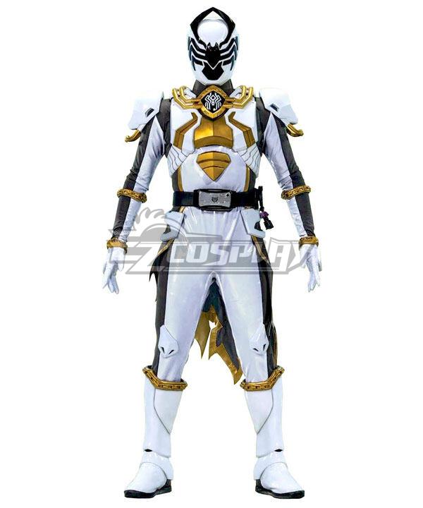 Ohsama Sentai King-Ohger Spider Kumonos  Jeramie Brasieri White Cosplay Costume