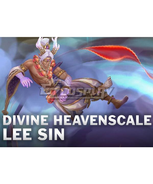 League Of Legends LOL Divine Heavenscale Lee Sin Cosplay Costume