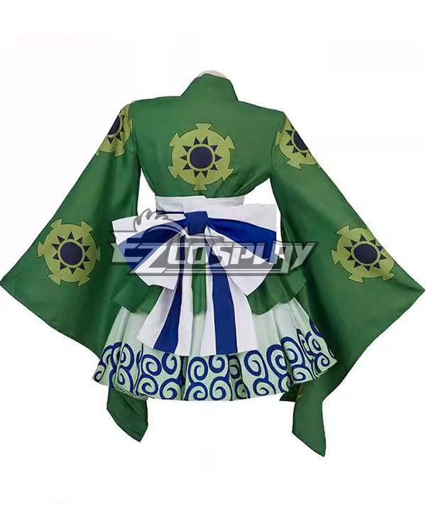 One Piece Female Roronoa Zoro Kimono Cosplay Costume