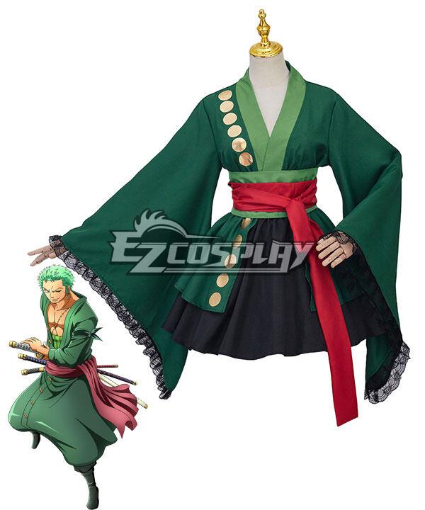 One Piece Female Roronoa Zoro B Edition Cosplay Costume