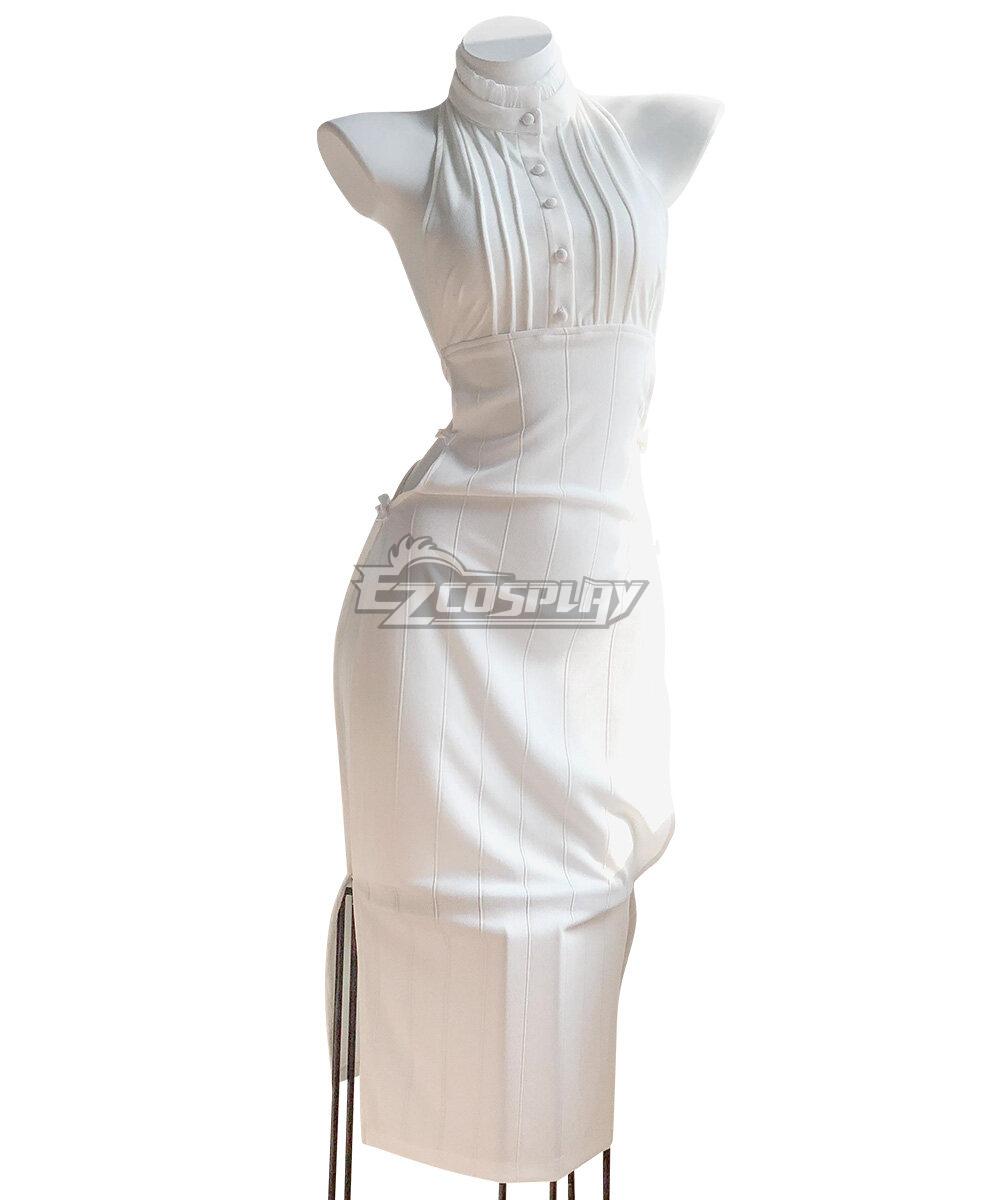 Frieren: Beyond Journey's End Fern Whtie Strappy Dress Cosplay Costume