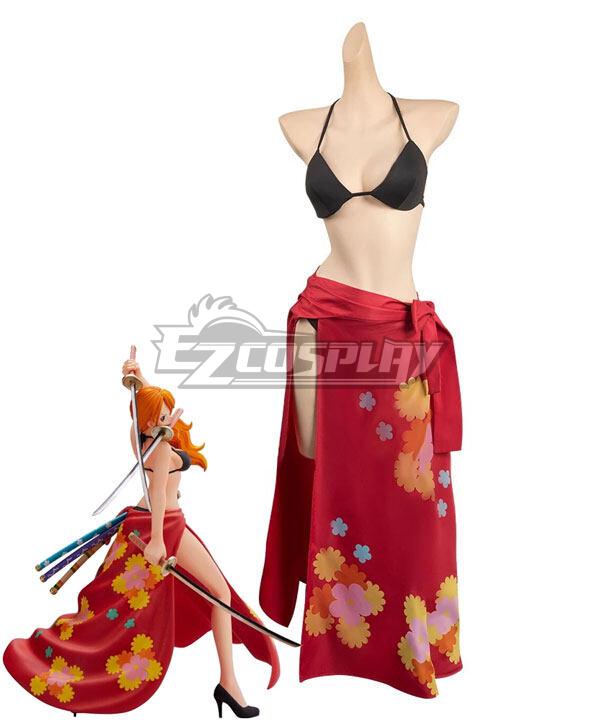 One Piece Nami Three Sword Style Cosplay Costume