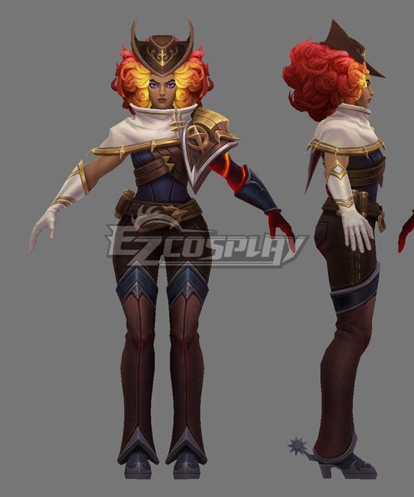 League of Legends LOL  High Noon Rell Cosplay Costume