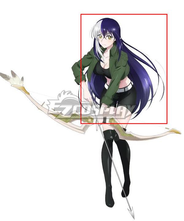 The New Gate Tiera Lucent White Purple Cosplay Wig