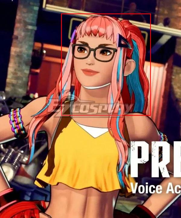 Fatal Fury: City of the Wolves Preecha Pink Cosplay Wig