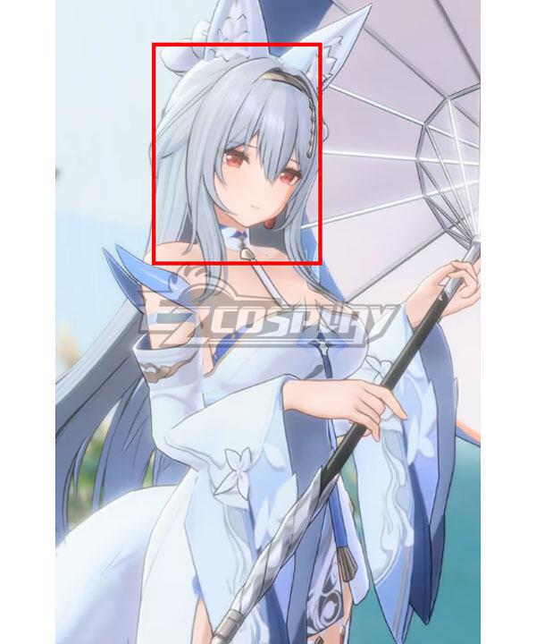 Azur Promilia Tushan Zhishuang Silver Cosplay Wig