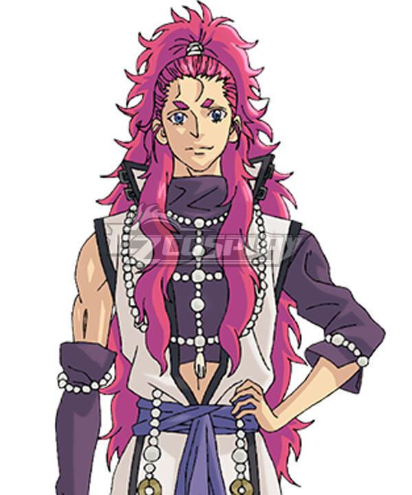Haigakura Sonto Pink Cosplay Wig