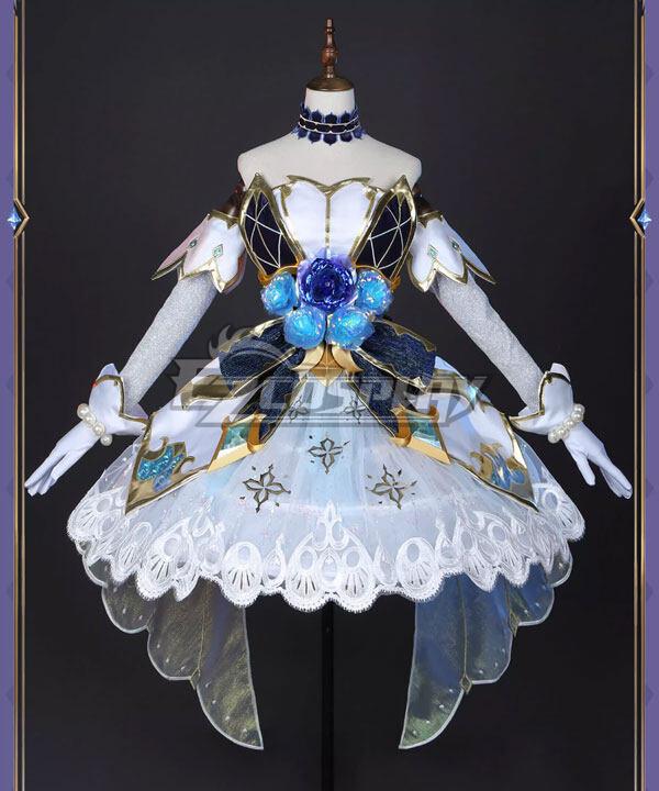 League of Legends LOL Prestige Crystal Rose Gwen Cosplay Costume