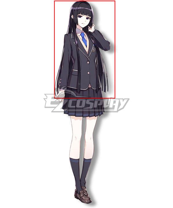 Corpse Party 2: Darkness Distortion Maria Hitsugi Black Cosplay Wig